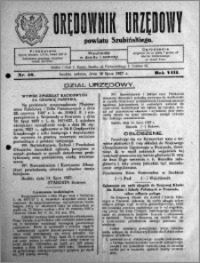 Orędownik Urzędowy powiatu Szubińskiego 1927.07.16 R.8 nr 56