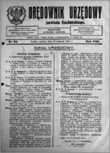 Orędownik Urzędowy powiatu Szubińskiego 1927.08.13 R.8 nr 64