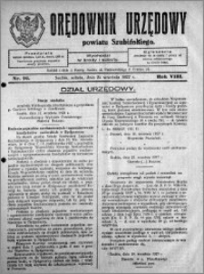 Orędownik Urzędowy powiatu Szubińskiego 1927.09.24 R.8 nr 76