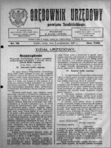 Orędownik Urzędowy powiatu Szubińskiego 1927.10.05 R.8 nr 79