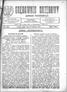 Orędownik Urzędowy powiatu Szubińskiego 1927.11.23 R.8 nr 93