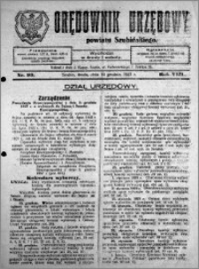 Orędownik Urzędowy powiatu Szubińskiego 1927.12.14 R.8 nr 99