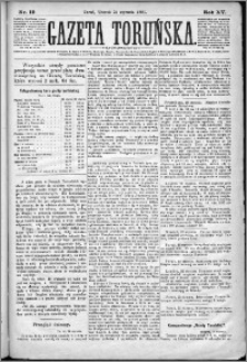 Gazeta Toruńska 1881, R. 15 nr 19