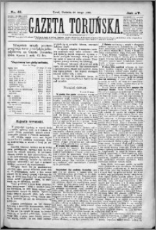 Gazeta Toruńska 1881, R. 15 nr 41