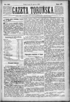 Gazeta Toruńska 1881, R. 15 nr 145