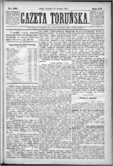 Gazeta Toruńska 1881, R. 15 nr 196