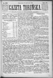 Gazeta Toruńska 1881, R. 15 nr 243