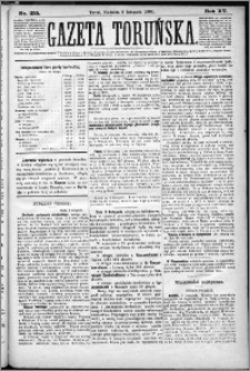 Gazeta Toruńska 1881, R. 15 nr 255