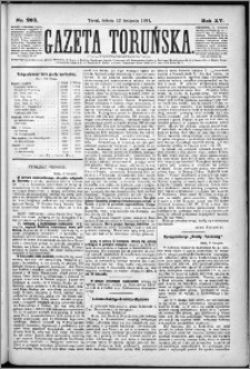 Gazeta Toruńska 1881, R. 15 nr 260