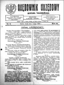 Orędownik Urzędowy powiatu Szubińskiego 1928.02.01 R.9 nr 9
