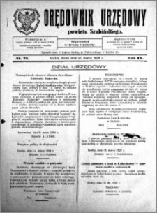 Orędownik Urzędowy powiatu Szubińskiego 1928.03.21 R.9 nr 23