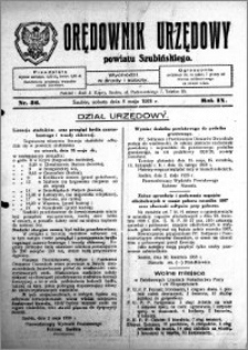 Orędownik Urzędowy powiatu Szubińskiego 1928.05.05 R.9 nr 36