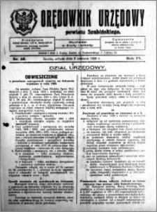 Orędownik Urzędowy powiatu Szubińskiego 1928.06.02 R.9 nr 43