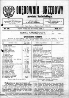 Orędownik Urzędowy powiatu Szubińskiego 1928.06.27 R.9 nr 50