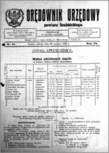 Orędownik Urzędowy powiatu Szubińskiego 1928.06.30 R.9 nr 51