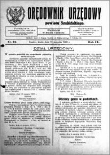 Orędownik Urzędowy powiatu Szubińskiego 1928.08.15 R.9 nr 64