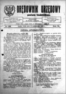 Orędownik Urzędowy powiatu Szubińskiego 1928.10.10 R.9 nr 80
