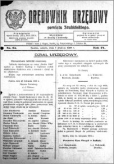Orędownik Urzędowy powiatu Szubińskiego 1928.12.01 R.9 nr 95