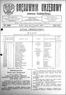 Orędownik Urzędowy powiatu Szubińskiego 1928.12.19 R.9 nr 100