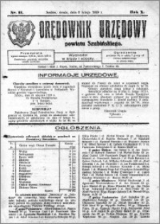Orędownik Urzędowy powiatu Szubińskiego 1929.02.06 R.10 nr 11