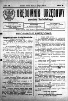 Orędownik Urzędowy powiatu Szubińskiego 1929.02.13 R.10 nr 13