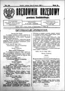 Orędownik Urzędowy powiatu Szubińskiego 1929.03.02 R.10 nr 18