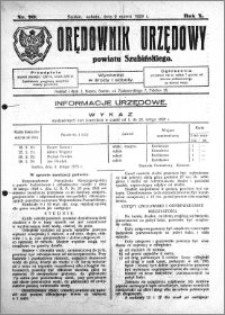 Orędownik Urzędowy powiatu Szubińskiego 1929.03.09 R.10 nr 20