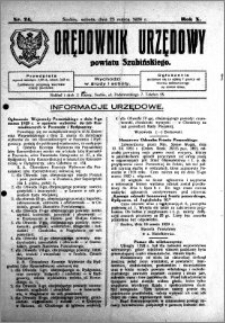 Orędownik Urzędowy powiatu Szubińskiego 1929.03.23 R.10 nr 24