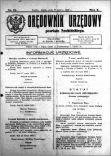 Orędownik Urzędowy powiatu Szubińskiego 1929.03.27 R.10 nr 25