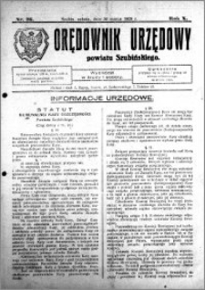 Orędownik Urzędowy powiatu Szubińskiego 1929.03.30 R.10 nr 26