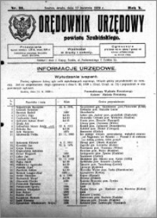Orędownik Urzędowy powiatu Szubińskiego 1929.04.17 R.10 nr 31