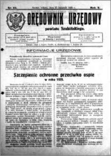 Orędownik Urzędowy powiatu Szubińskiego 1929.04.27 R.10 nr 34