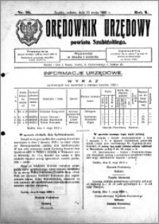 Orędownik Urzędowy powiatu Szubińskiego 1929.05.11 R.10 nr 38