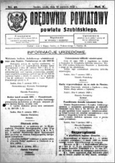 Orędownik Powiatowy powiatu Szubińskiego 1929.06.12 R.10 nr 47