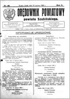 Orędownik Powiatowy powiatu Szubińskiego 1929.06.19 R.10 nr 49
