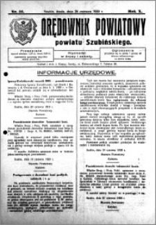 Orędownik Powiatowy powiatu Szubińskiego 1929.06.26 R.10 nr 51