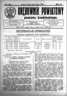 Orędownik Powiatowy powiatu Szubińskiego 1929.07.05 R.10 nr 54