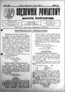 Orędownik Powiatowy powiatu Szubińskiego 1929.07.13 R.10 nr 56
