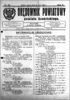 Orędownik Powiatowy powiatu Szubińskiego 1929.07.20 R.10 nr 58