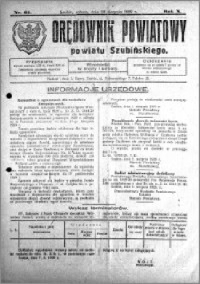 Orędownik Powiatowy powiatu Szubińskiego 1929.08.10 R.10 nr 64