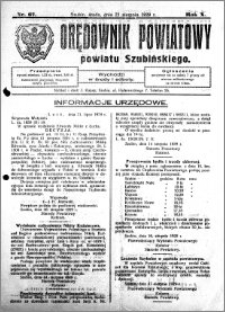 Orędownik Powiatowy powiatu Szubińskiego 1929.08.21 R.10 nr 67