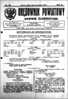 Orędownik Powiatowy powiatu Szubińskiego 1929.08.31 R.10 nr 70