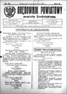 Orędownik Powiatowy powiatu Szubińskiego 1929.09.18 R.10 nr 75