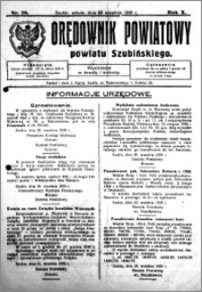Orędownik Powiatowy powiatu Szubińskiego 1929.09.28 R.10 nr 78
