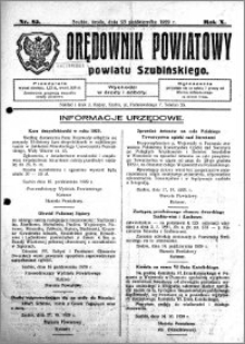 Orędownik Powiatowy powiatu Szubińskiego 1929.10.23 R.10 nr 85