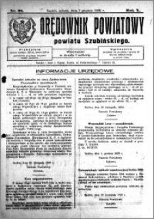 Orędownik Powiatowy powiatu Szubińskiego 1929.12.07 R.10 nr 98