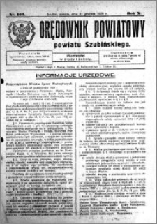 Orędownik Powiatowy powiatu Szubińskiego 1929.12.21 R.10 nr 102