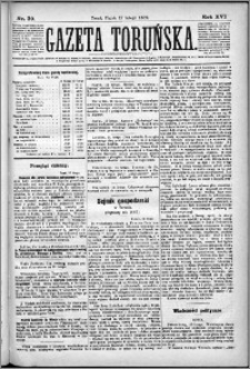 Gazeta Toruńska 1882, R. 16 nr 39