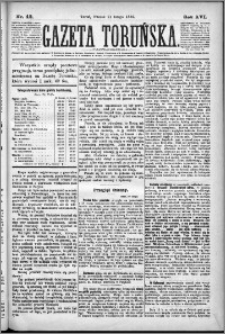 Gazeta Toruńska 1882, R. 16 nr 42