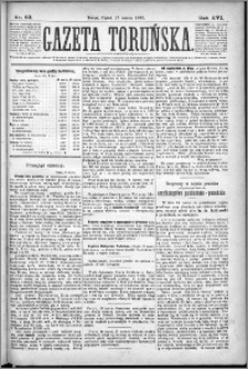 Gazeta Toruńska 1882, R. 16 nr 63